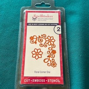 NWT Spellbinders Floral Corner One dies S2-030